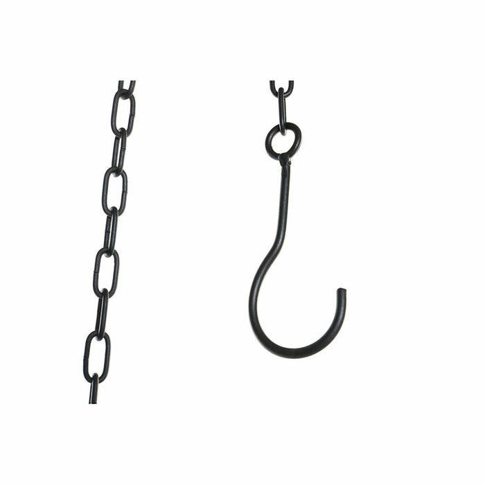 Candleholder DKD Home Decor Black Metal Crystal 60 x 60 x 73 cm