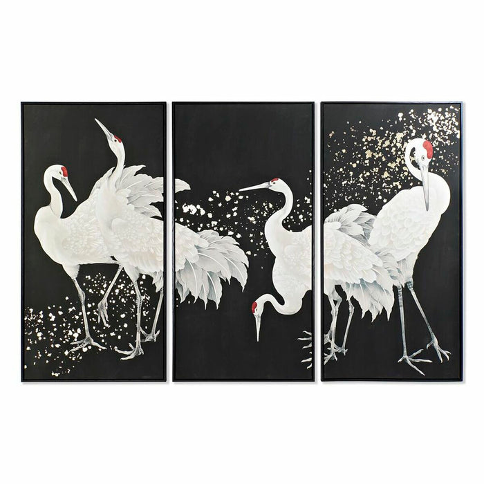 Canvas DKD Home Decor polystyrene Canvas 210 x 4 x 140 cm (3 Pieces)