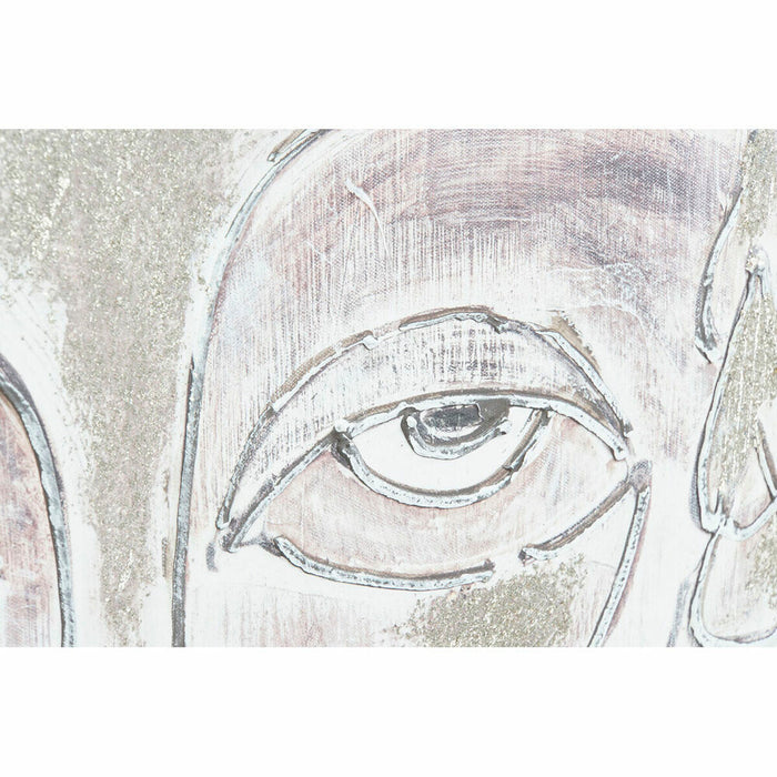 Canvas DKD Home Decor Pinewood Canvas 80 x 3,7 x 100 cm