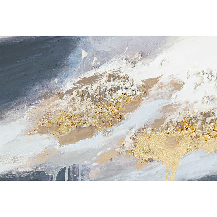 Canvas DKD Home Decor Pinewood Canvas 100 x 3,5 x 100 cm