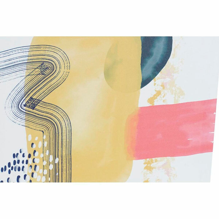 Canvas DKD Home Decor Pinewood Canvas 40 x 1,8 x 40 cm