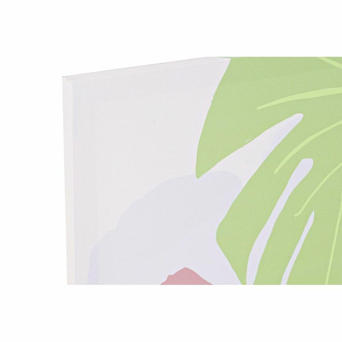 Canvas DKD Home Decor Pinewood Canvas 50 x 1,8 x 70 cm