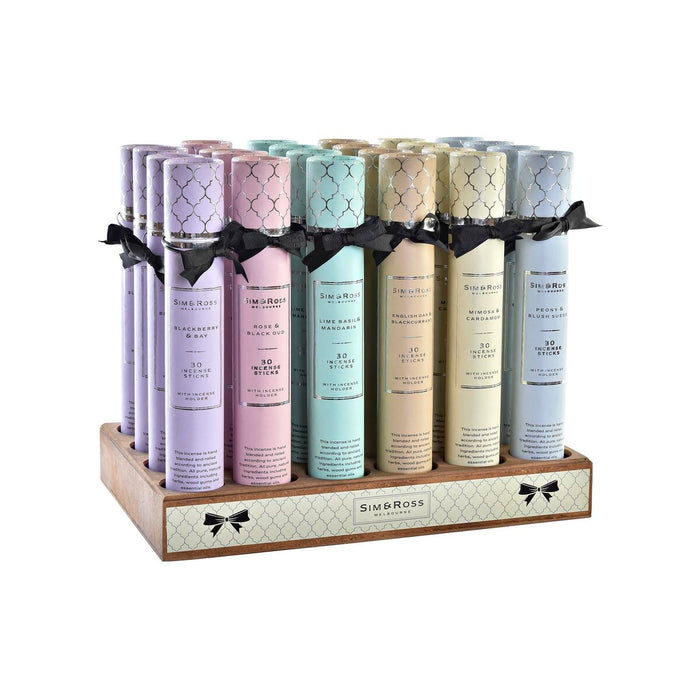 Incense DKD Home Decor Chakras Multicolour (35 x 24 x 30 cm) (6 Units) (30 pcs)