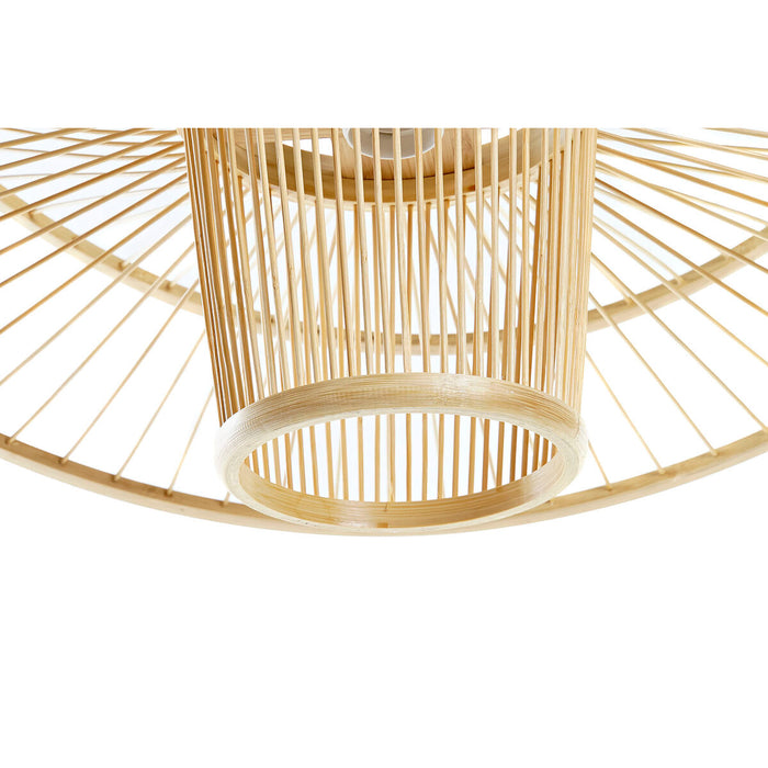 Ceiling Light DKD Home Decor Brown Bamboo 50 W 60 x 60 x 28 cm