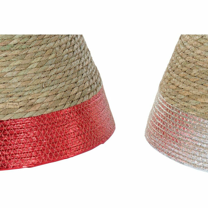 Christmas tree skirt DKD Home Decor Seagrass (45 x 45 x 24 cm) (3 Units)