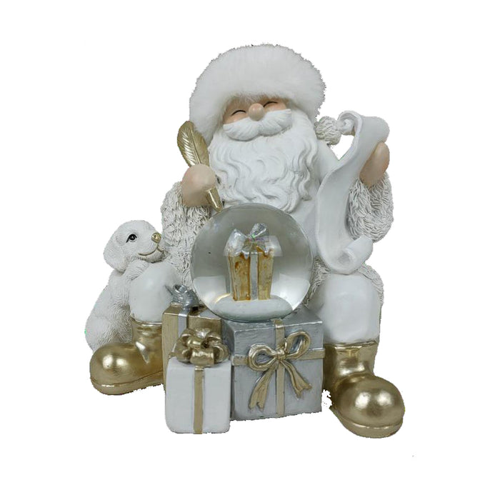 Christmas bauble DKD Home Decor Resin (2 Units) (14 x 12 x 14 cm)