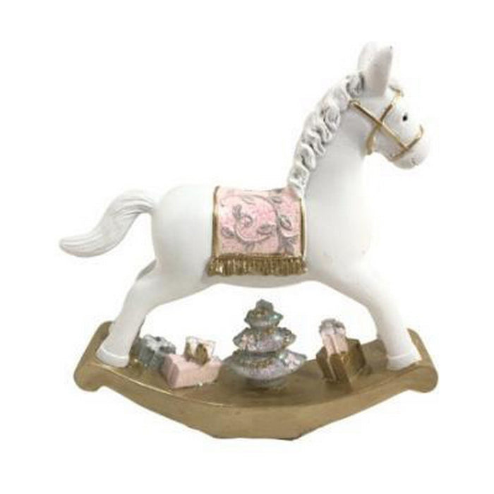 Christmas bauble DKD Home Decor Horse Resin (14 x 3,5 x 14 cm) (2 Units)