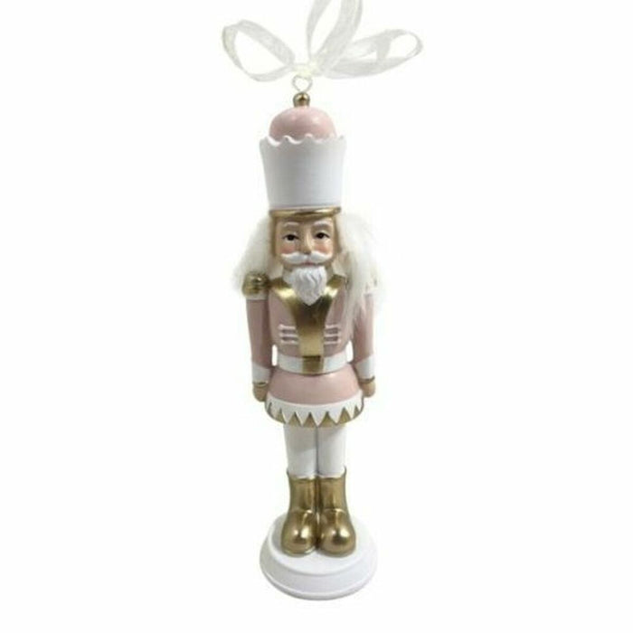 Christmas bauble DKD Home Decor Resin Nutcracker (3 x 3 x 12 cm) (2 Units)