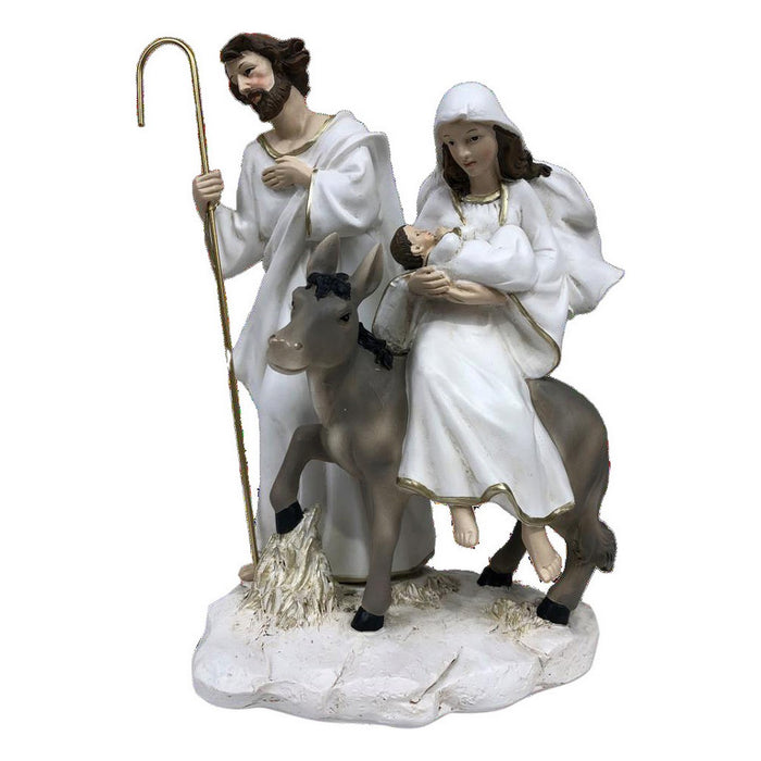 Christmas nativity set DKD Home Decor Resin (2 Units) (12 x 12 x 21 cm)