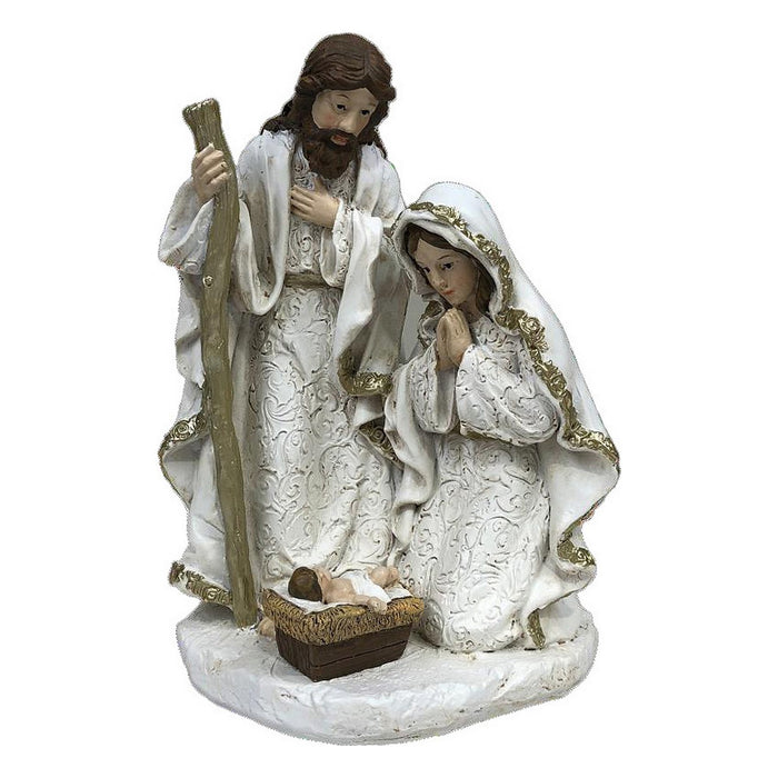 Christmas nativity set DKD Home Decor Resin (2 Units) (12 x 10 x 19 cm)