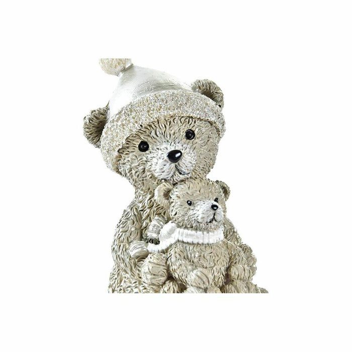 Christmas bauble DKD Home Decor Resin Bear (10 x 4 x 9,5 cm) (2 Units)