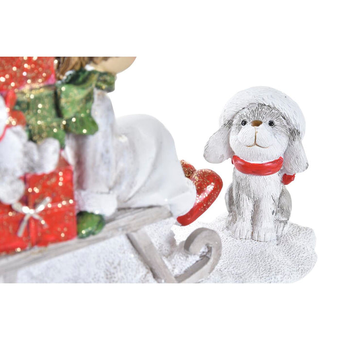 Christmas bauble DKD Home Decor Resin (14,5 x 7 x 12,5 cm) (2 Units)