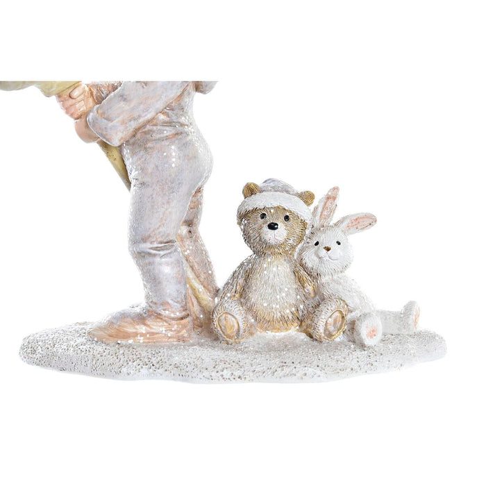 Christmas bauble DKD Home Decor Resin Children (11 x 5,5 x 12 cm) (2 Units)