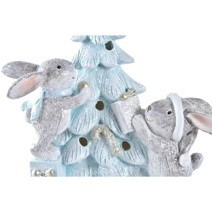 Christmas bauble DKD Home Decor Tree Resin (13,5 x 8 x 16 cm) (2 Units)