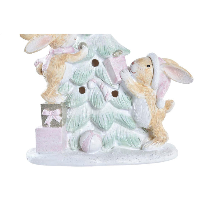 Christmas bauble DKD Home Decor Tree Resin (13,5 x 8 x 16 cm) (2 Units)