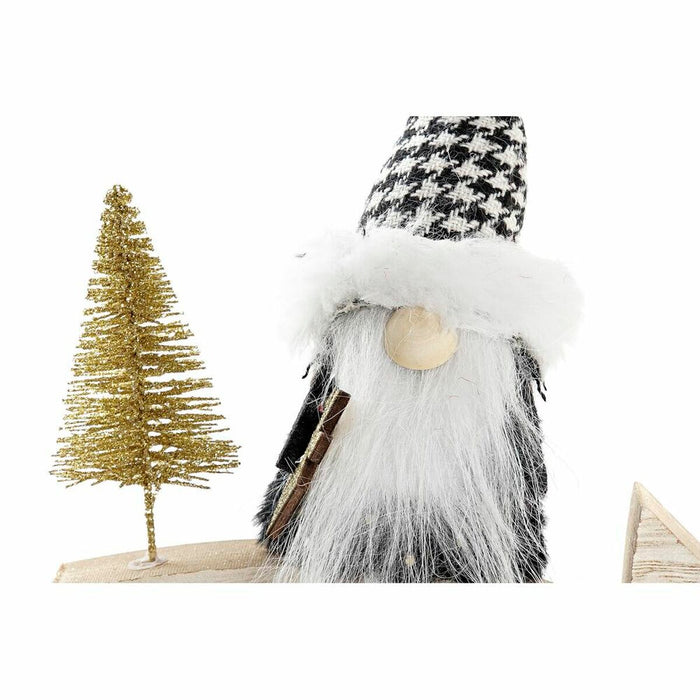 Christmas star DKD Home Decor Polyester MDF Star (2 Units) (18 x 6 x 19 cm)