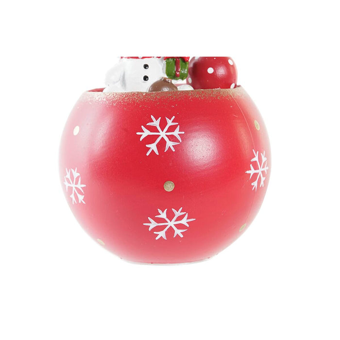 Christmas bauble DKD Home Decor MDF (8 x 8 x 11 cm) (3) (3 Units)
