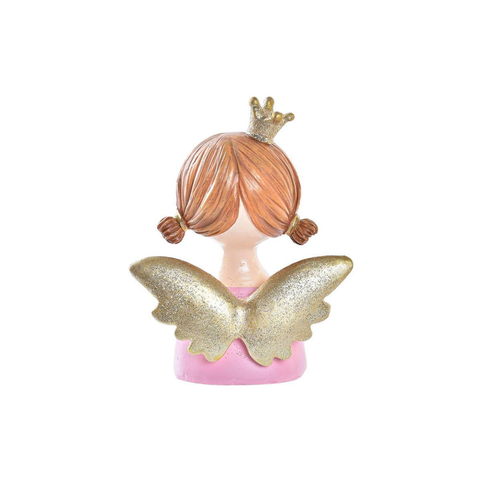 Christmas bauble DKD Home Decor Resin Angel (9 x 5 x 12 cm) (2 Units)