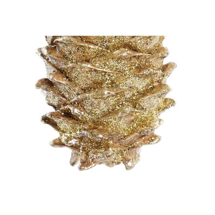 Christmas bauble DKD Home Decor Pineapple Resin (13 x 7,5 x 7,5 cm) (3) (3 Units)