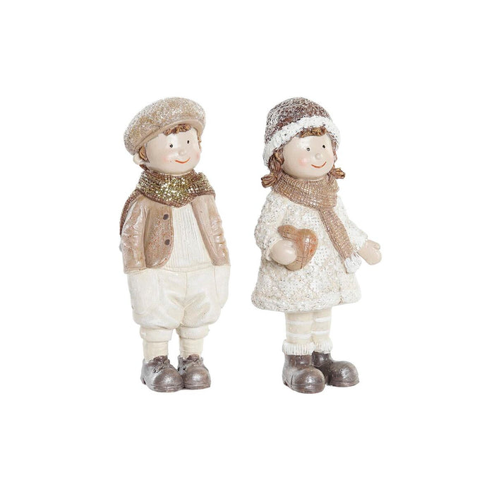 Christmas bauble DKD Home Decor Resin Boys (6,5 x 5 x 14 cm) (2 Units)