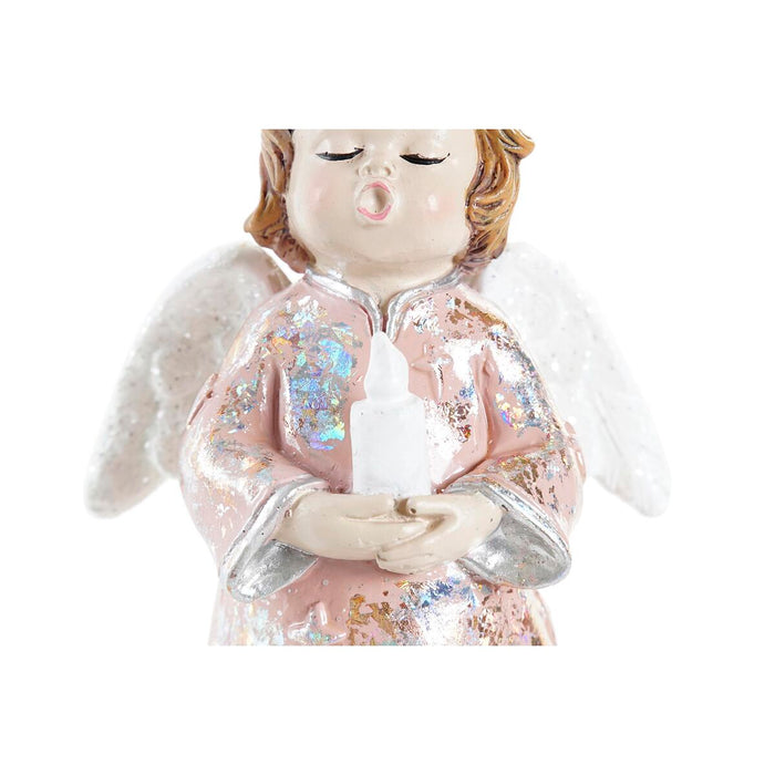 Christmas bauble DKD Home Decor Resin Angel (7 x 5 x 13 cm) (2 Units)