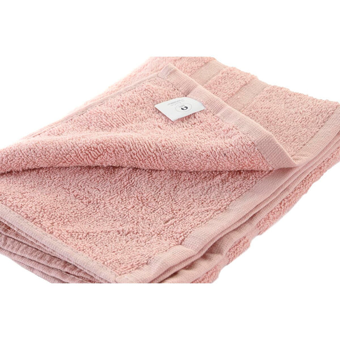 Bath rug DKD Home Decor 600 gsm Cotton Light Pink (80 x 50 x 1 cm)