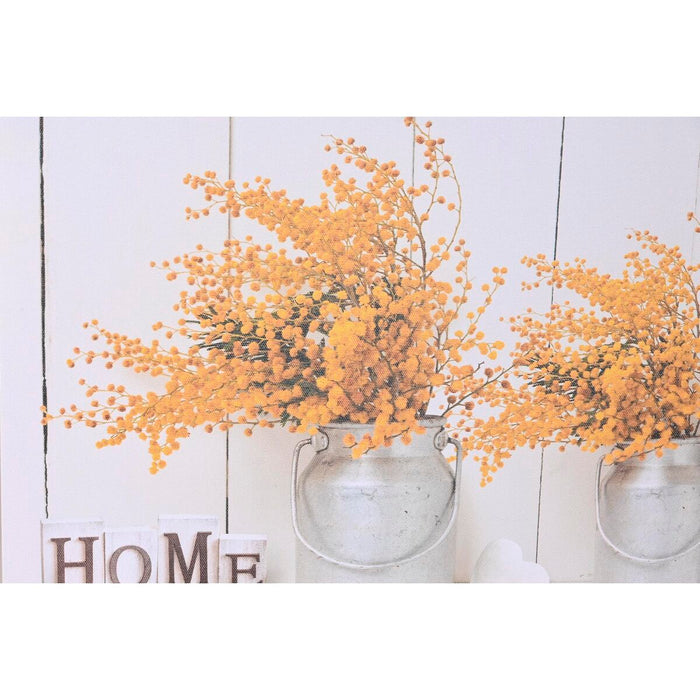 Canvas DKD Home Decor Pinewood Canvas 60 x 1,8 x 30 cm