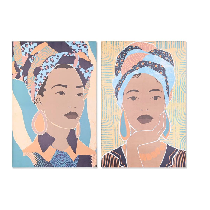 Canvas DKD Home Decor polystyrene Canvas 80 x 3 x 120 cm