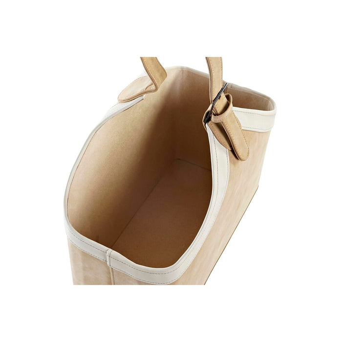 Magazine rack DKD Home Decor Camel Cream Polyurethane (40 x 19 x 50 cm)