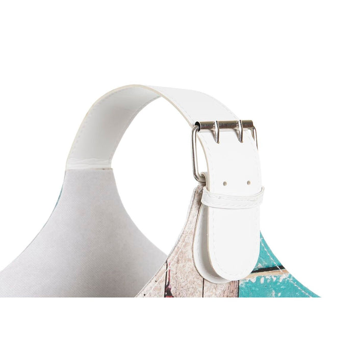 Magazine rack DKD Home Decor 40 x 18 x 41 cm Multicolour Cardboard Mediterranean (2 Units)