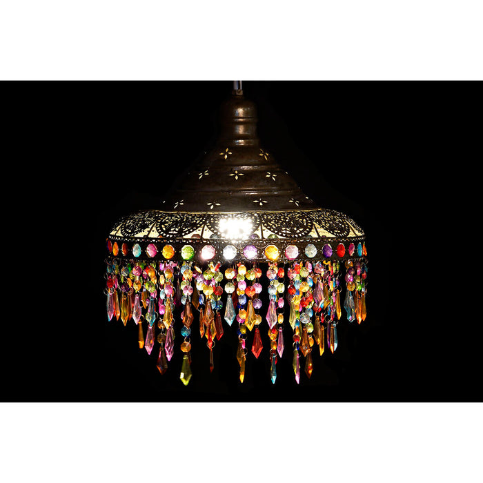 Ceiling Light DKD Home Decor 37 x 37 x 38 cm Golden Metal Multicolour 50 W