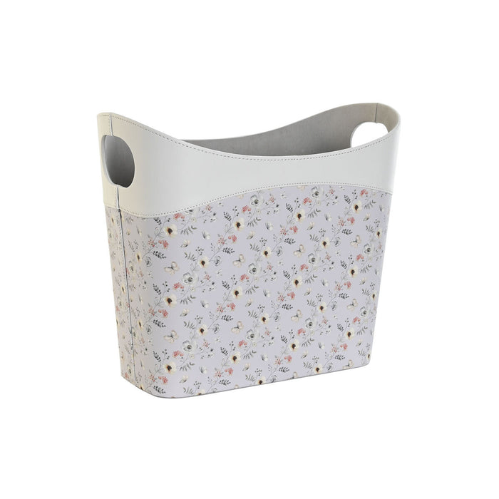 Magazine rack DKD Home Decor Blue White Grey Light Pink Polyurethane PVC 39 x 21 x 34 cm (2 Units)