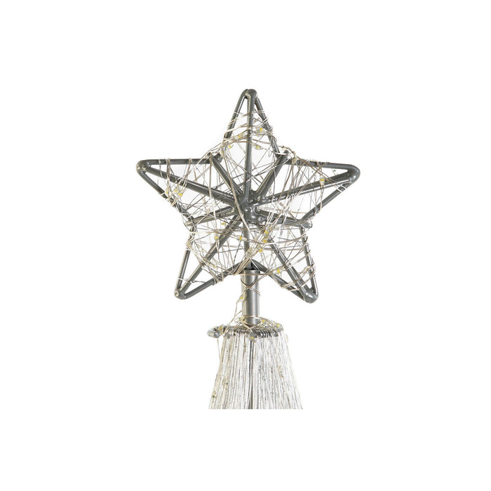 Christmas Tree DKD Home Decor Silver Metal 25 x 25 x 60 cm
