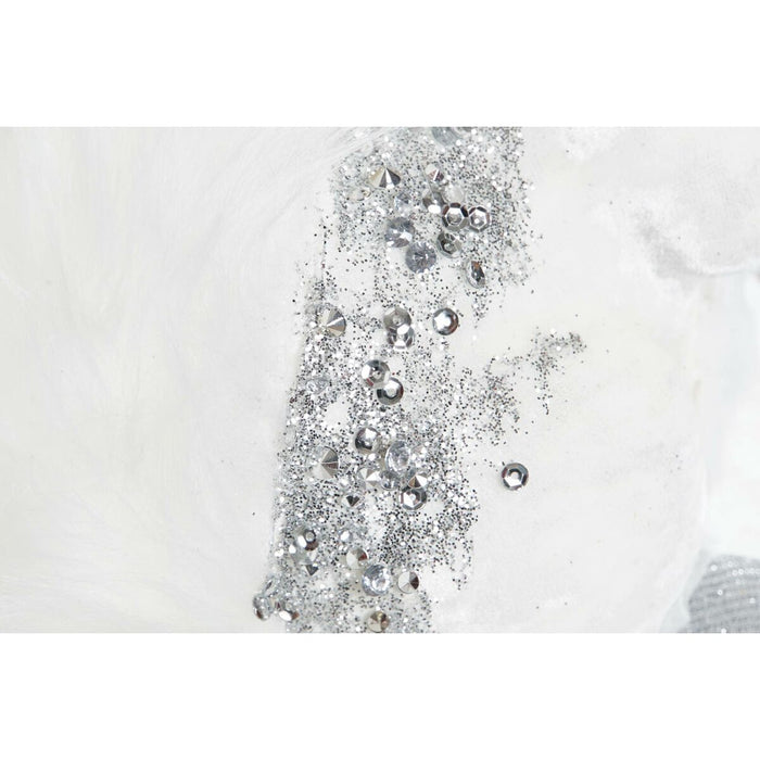 Christmas bauble DKD Home Decor White Squirrel 22 x 11 x 22 cm (2 Units)