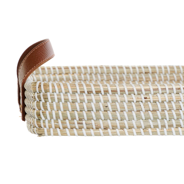 Basket set DKD Home Decor Natural Fibre Natural Urban 41 x 32 x 9 cm