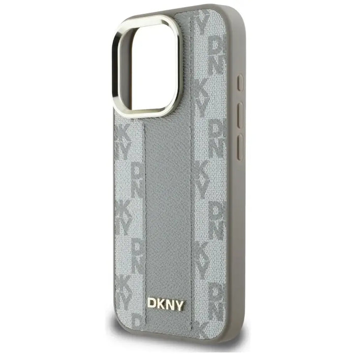 DKNY Checkered Pattern Magsafe iPhone 16 Pro Max Case - Beige - Cell phone cases and covers<<<HurtelXML