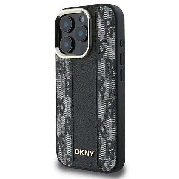 DKNY Checkered Pattern Magsafe iPhone 16 Pro Max Case - Black - Cell phone cases and covers<<<HurtelXML