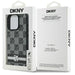 DKNY Checkered Pattern & Printed Stripes case for iPhone 16 Pro - black - Cell phone cases and covers<<<HurtelXML