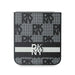 DKNY Checkered Pattern Printed Stripes case for Samsung Galaxy Z Flip 6 - black - Cell phone cases