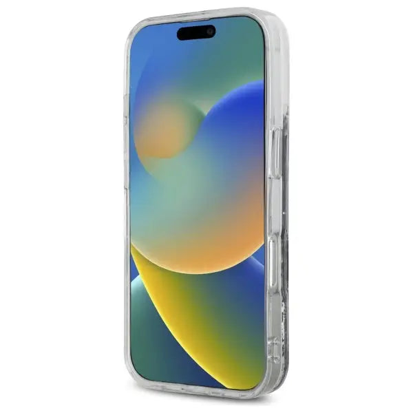 DKNY DKHCP16LLBNAEK iPhone 16 Pro 6.3’’ black/black hardcase Liquid Glitter Arch Logo - Cell phone cases