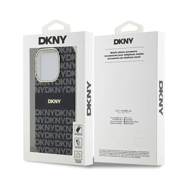 DKNY IML Mono & Stripe MagSafe case for iPhone 13 Pro Max - black - Cell phone cases and covers<<<HurtelXML