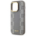 DKNY Leather Checkered Mono Pattern MagSafe iPhone 14 Pro Case - Beige - Cell phone cases and covers<<<HurtelXML