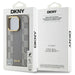 DKNY Leather Checkered Mono Pattern MagSafe iPhone 14 Pro Case - Beige - Cell phone cases and covers<<<HurtelXML