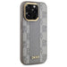 DKNY Leather Checkered Mono Pattern MagSafe iPhone 14 Pro Case - Beige - Cell phone cases and covers<<<HurtelXML