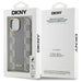 DKNY Leather Checkered Mono Pattern MagSafe iPhone 15 Plus Case - Beige - Cell phone cases and covers<<<HurtelXML