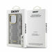 DKNY Leather Checkered Mono Pattern MagSafe iPhone 15 Pro Case - Beige - Cell phone cases and covers<<<HurtelXML