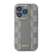 DKNY Leather Checkered Mono Pattern MagSafe iPhone 15 Pro Case - Beige - Cell phone cases and covers<<<HurtelXML