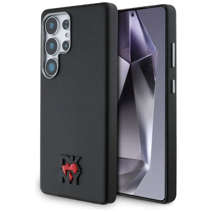 DKNY Leather Heart of NY Case for Samsung Galaxy S25 Ultra - Black - Cell phone cases and covers<<<HurtelXML