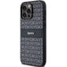 DKNY Leather Mono Stripe & Metal Logo case for iPhone 14 Pro - black - Cell phone cases and covers<<<HurtelXML
