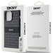 DKNY Leather Mono Stripe & Metal Logo case for iPhone 14 Pro Max - black - Cell phone cases and covers<<<HurtelXML